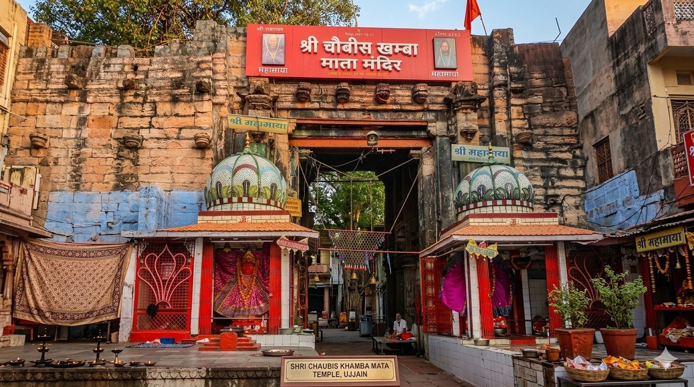 Shri Chaubis Khamba Mata Temple, Ujjain